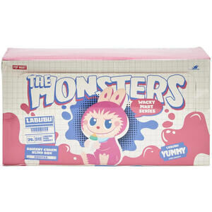 Pop Mart Labubu The Monsters Wacky Mart Series Squishy Charm Blind Box Case